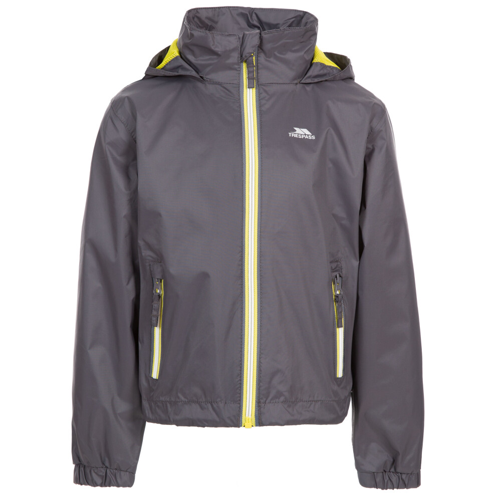 Trespass (9-10 Years, Carbon) Boys Waterproof Jacket Briar