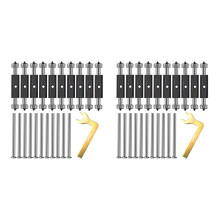2X Steckdosen Reparatur Elektrokasten Stützstange 118 Typ Schalter Universal Steckdosen Reparatur