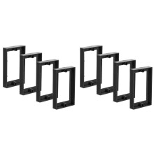 8Pcs 1/2Inch Single Gang Outlet Box Extender,Electrical Outlet Extender Receptacle Extender Outlet Extension Box Black