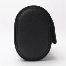 5X 1-Slot Watch Roll Travel Case Portable Vintage Leather Watch Display Case Watch Storage Box Watch Organizers Black S