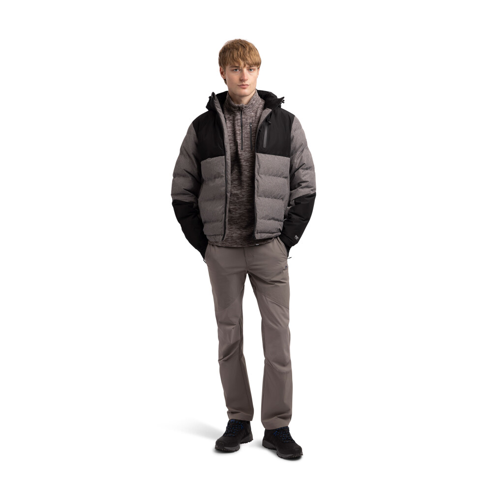 Trespass (S, Grey Marl) Men's Casual Jacket - Delabole