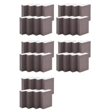 Paquete de 40 Esponjas de Lijado Bloques de Lijado Fino Grueso en Papel de Lija de Espuma de de Grano 60-220 para Pulido de Madera de Metal