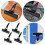 4 Pcs Rubber Roller Black Rubber Brayer Rollers Ink Roller for Gluing Printing Inking Block Paper Crafting Press 6