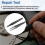 4.5 inch Length Black Plastic Anti-static Tweezers Repair Tool 2 5