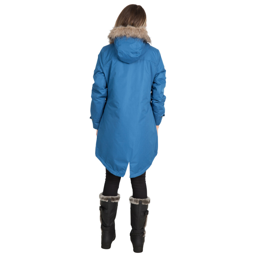 Trespass (6, Indigo) Womens Parka Jacket Longer Length - Clea