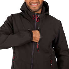 (3XL, Black) Trespass Mens Softshell Jacket - Marlon B