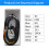 Metal Keypad Waterproof 3000User RFID Card Reader Wiegand Controler for Outdoor Access Control System 4
