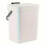 Space-Saving Quiet-Close Trash Can, Eco-Friendly Sealed Bin for Kitchen & Office, No Electricity Needed White-3L 6