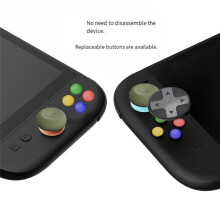 For Switch2 Split Protective Case Joystick Cap+D-Pad Button Cap Set for 2 D-PAD Color Button Cap Accessories