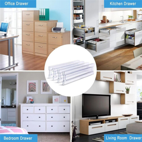 Drawer Wardrobe Dividers Organizers Expandable From Kitchen Drawer Organizer,Clear Plastic Partition Plate Tools 2
