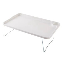 Laptop Bed Table Portable Folding Laptop Table with Cup Holder for Student Dormitory Stable Bed Tray Desk with for Sofa