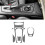 Center Console Gear Shift Panel Cover Trim Kit for  Z4 E85 E86 2002-2008 Carbon Fiber Interior Accessories 3
