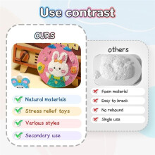 Magic Foam Texture Paper, DIY 3D Foam Painting Art Kit with 12 Water Pens, 3D Drawing Magic Canvas Sponge for Acrylic B