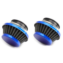 2Pcs 42MM Air Filter for 47Cc 49Cc 2 Stroke Super Pocket Bike Upgrade Kit Bike Atv Aluminium Air Filter