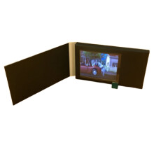 2.4 Inch LCD Video Greeting Card 128MB Memory in Paper MP4 Video Player Invitation Lcd Greeting Card Music Greeting