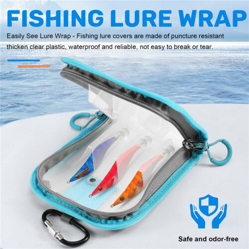 Fishing Lure Wrap Clear Lure Covers for Rod Fabric Hook Light 1