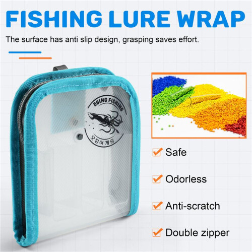 Fishing Lure Wrap Clear Lure Covers for Rod Fabric Hook Light 2