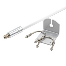 Antenna Clip L Shape Wall Mount Stainless Steel Clamp Antenna Connector Clip for Vehicle Base Outdoor N-K Antenna Part