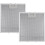 2 Pack Cooker Hood Filter Replacement 320x260x9mm, 5 Layer Extractor Fan Filters Mesh, Cooker Replacement Filter 1