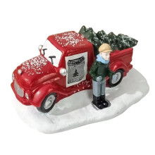 Camion Giocattolo di Natale In Resina, Ornamenti Rustici Vintage, Decorazioni Natalizie per Feste, Uffici, Casa, Camere, Scrivanie B