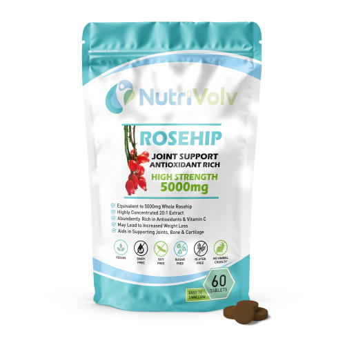 NutriVolv Rosehip 5000mg Tablets 60 Pack