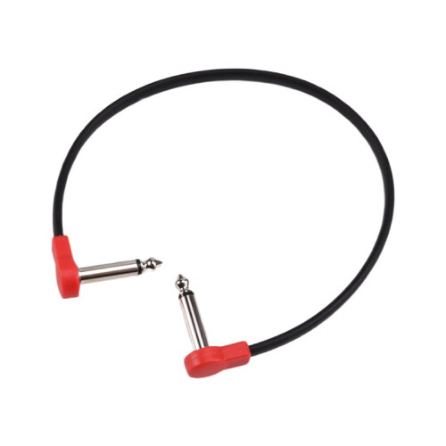 2st 30 cm Gitarrkabel 6,35 mm Effektpedalkabel Pedallappar Kabeleffektplåsterkabel 2
