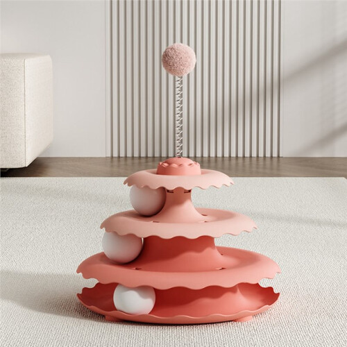 Track Cat Toy Cat  Tower