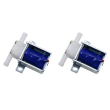 2X DC12V Micro-Type Normaal Gesloten 2-Positie 2-Weg Kleine Solenoïde Waterklep Water Lucht Solenoïdeklep voor Drinkfontein