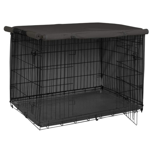 Capa para Caixote para Cachorro em Tecido Oxford Capa para Canil para Animais de EstimaçãO Universal para 42 Polegadas de Arame para Caixote para 1