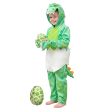 Déguisement enfant Pyjama Kigurumi Dragon Vert 2-3 ans — combinaison dinosaure, grenouillère polaire, costume carnaval