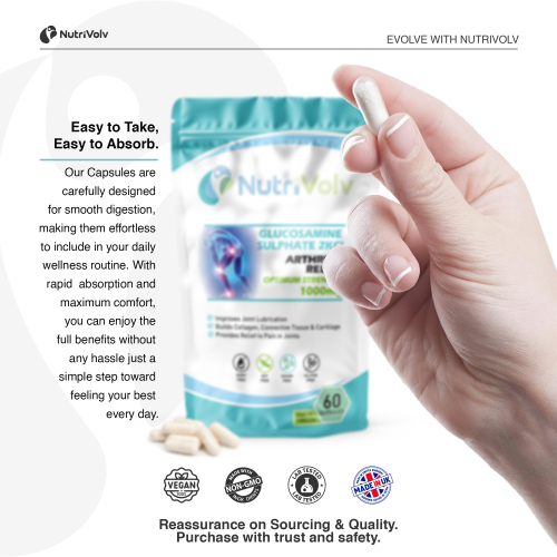 NutriVolv Glucosamine Sulphate 1000mg Supplement 1