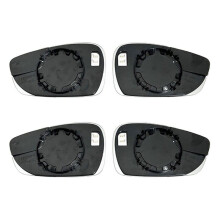 4x Car Reversing Mirror Lens Mirror Glass Lens BE8Z-17K707-D BE8Z-17K707-B for Fiesta 2011-2019 US Edition