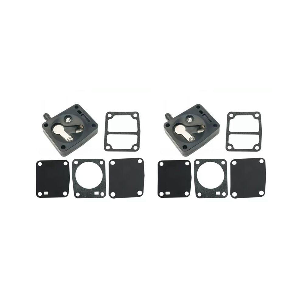 2X Fuel Pump Repair Kit For Outboard 2-Stroke 9.9Hp 15Hp 20Hp 25Hp 6L2/ 6L3 Series Replace 682-24412-01 4712785423832