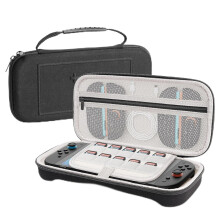 Hartes Reise-Etui für die Switch 2-Konsole mit 10 Spiel-Slots und Schutzfolie Schwarz — hülle switch 2, harte reisehülle, hardcase switch 2