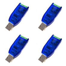 4X Industriell USB to RS485 RS232 Konverter Upgrade Schutz RS485 Konverter Kompatibilität V2.0 Standard -485 Verbinder