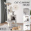 (Light Grey) Tall Cat Tree Large Climbing Tower Kitten Scratching Post Condo Activity Centre 1