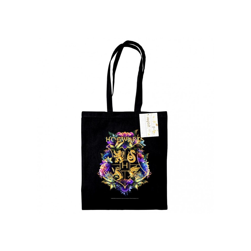 Harry Potter Hogwarts Crest Watercolour Tote Bag
