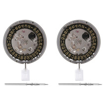 2X für  Japan NH35A Mechanisches Uhrwerk 24 Juwelen NH35 Automatikwerk 3,8 Uhr Gold