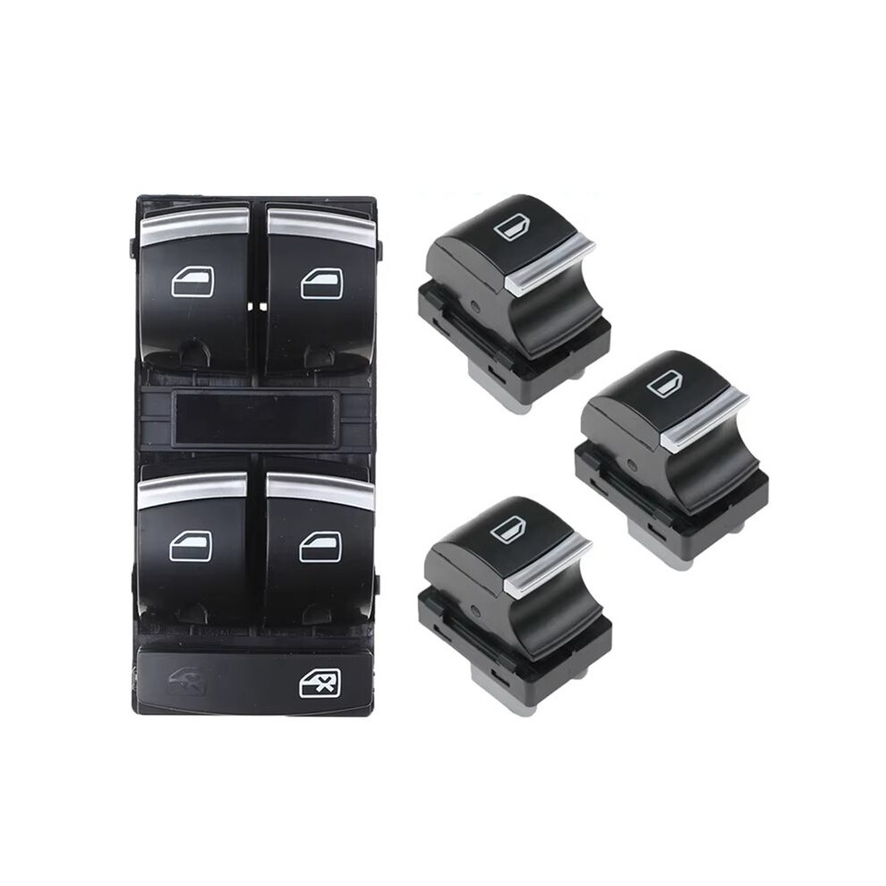 New Master Window Control Button 4F0959851h 4F0959855b For A3 8P A6 S6 Rs6 C6 Q7 2004 - 2011 4714157482713