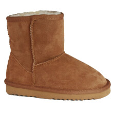 (11 Child UK, Chestnut) Eastern Counties Leather Childrens/Kids Charlie Sheepskin Boots