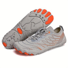 (Grey, 9.5) Women's Outdoor Stream Wading Shoes/Quick-Dry Lightweight Breathable Beach Shoes/Anti-Slip Water Shoes for Swimming
