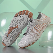 (Grey, 8) Women'S Outdoor Water Shoes, Beach Shoes, Quick-Dry, Lightweight, Breathable Water Wading Shoes, Anti-Slip Swimming