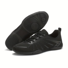 (Black, 6.5) [Breathable Cheerleading Shoes] Lightweight, Breathable Black & White Cheerleading Shoes for Women | Flexible Sneakers