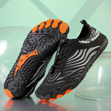 (Black, 6.5) Women'S Outdoor Water Shoes, Beach Shoes, Quick-Dry, Lightweight, Breathable Water Wading Shoes, Anti-Slip Swimming