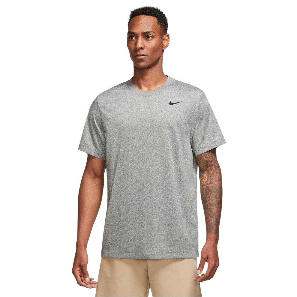 Nike (M, Grey/Silver) Mens Legend Swoosh Dri-Fit T-Shirt
