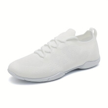 (White, 3.5) [Competition Sneakers] White Cheerleading Shoes Breathable Cheer Competition Sneakers Athletic Training Dance Tennis