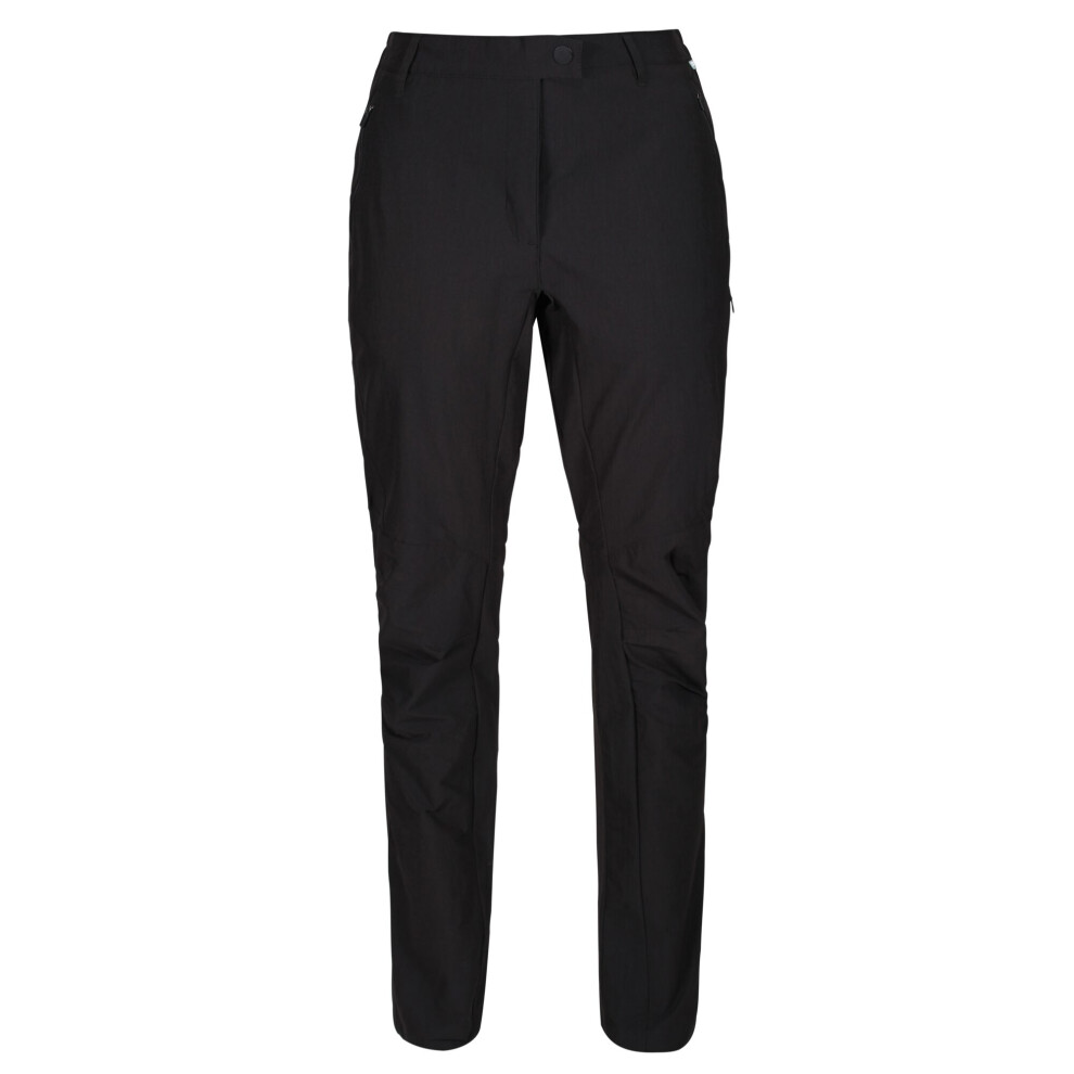 Regatta (10 Uk R, Black) Womens/Ladies Highton Stretch Hiking Trousers