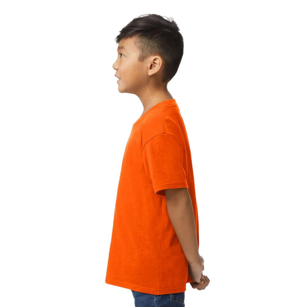 Gildan (Xs, Orange) Childrens/Kids Midweight Soft Touch T-Shirt