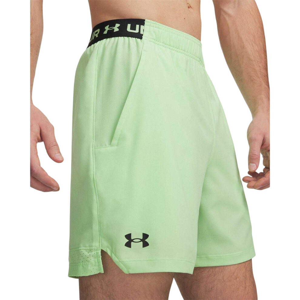 Under Armour (S, Lime/Black) Mens Vanish Shorts