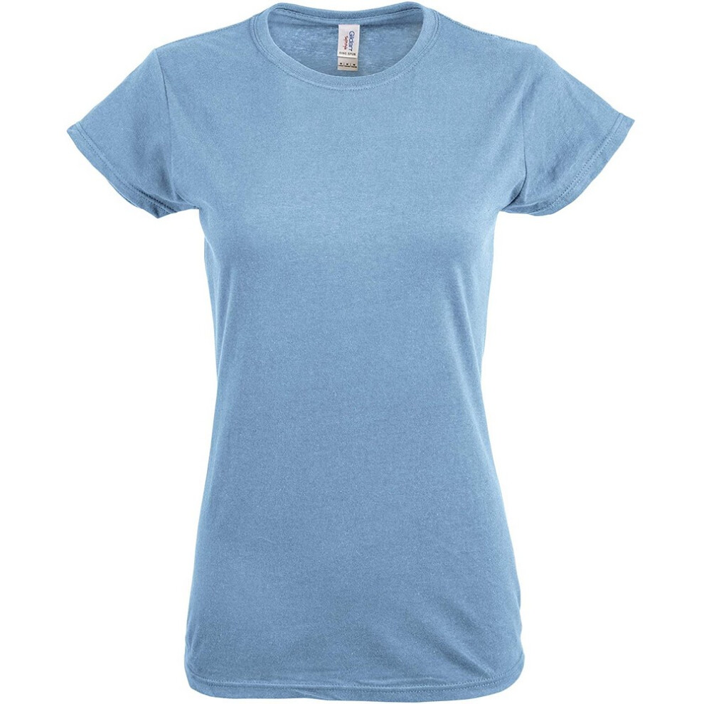 Gildan (Xxl, Sapphire Blue) Womens/Ladies Softstyle Midweight T-Shirt